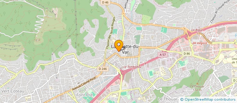 localisation de l'entreprise SCI MAT CARO à LA VALETTE-DU-VAR