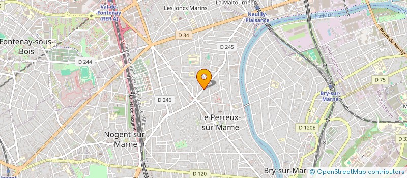 localisation de l'entreprise SCI MAT COME  LE PERREUX-SUR-MARNE