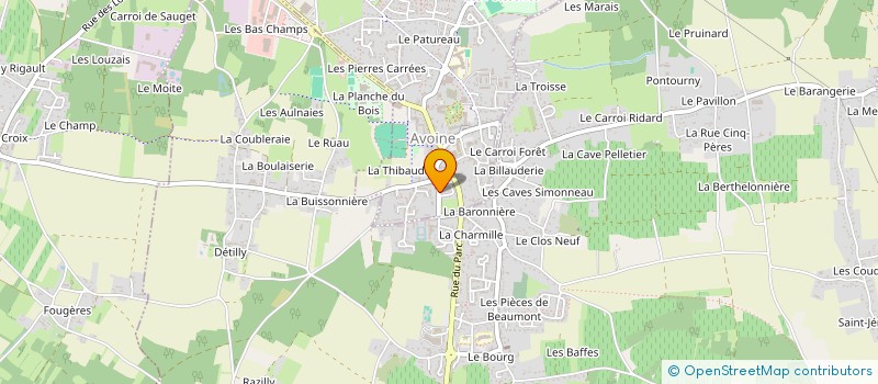 localisation de l'entreprise SCI MAT.CYR.THIB à AVOINE