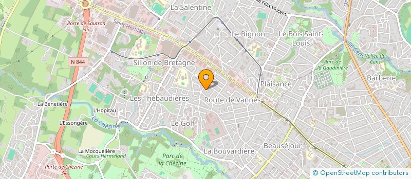 localisation de l'entreprise SCI MAT'EL  SAINT-HERBLAIN