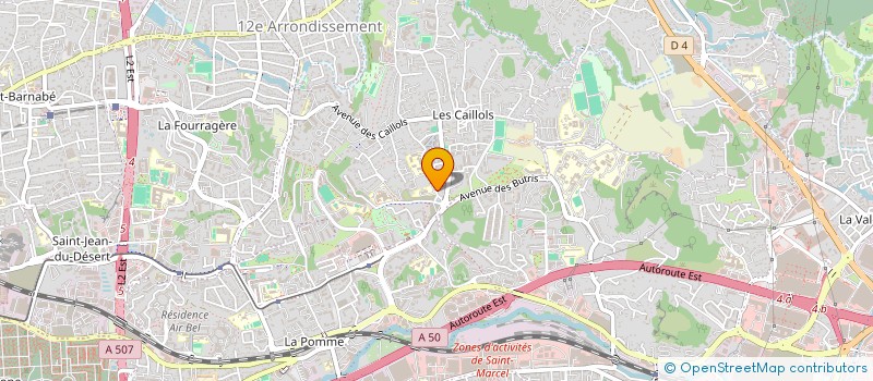 localisation de l'entreprise SCI MAT ET O à MARSEILLE