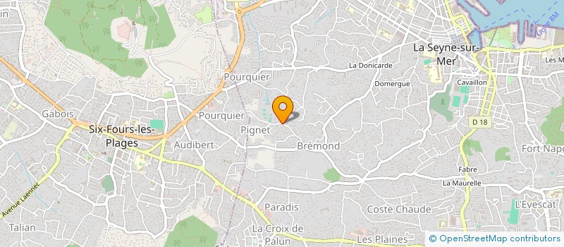 localisation de l'entreprise SCI MAT HUGO à LA SEYNE-SUR-MER