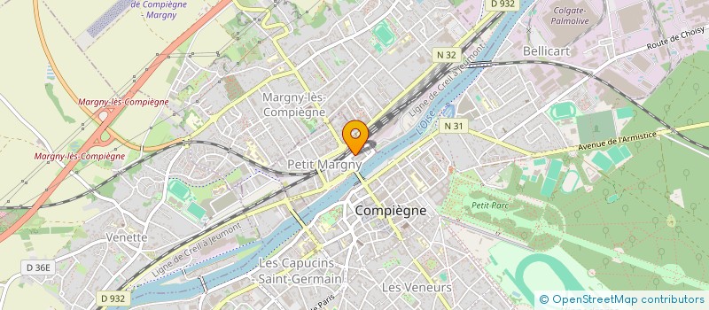 localisation de l'entreprise SCI MAT IMMO  COMPIEGNE