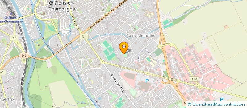 localisation de l'entreprise SCI MAT ISA  SAINT-MEMMIE