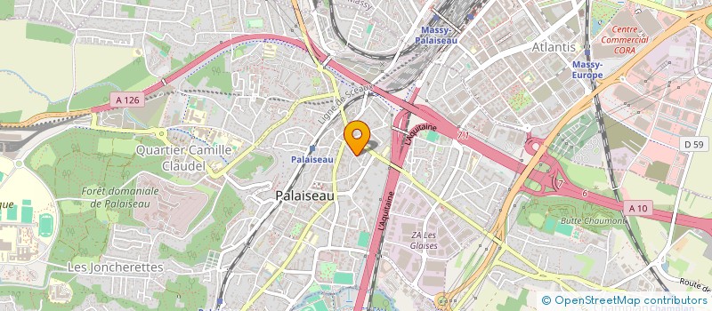 localisation de l'entreprise SCI MAT & REB à PALAISEAU