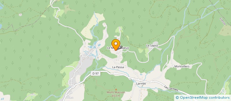 localisation de l'entreprise SCI MAT'S  MELISEY