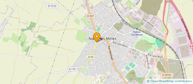 localisation de l'entreprise SCI MAT'S IMMO à NŒUX-LES-MINES