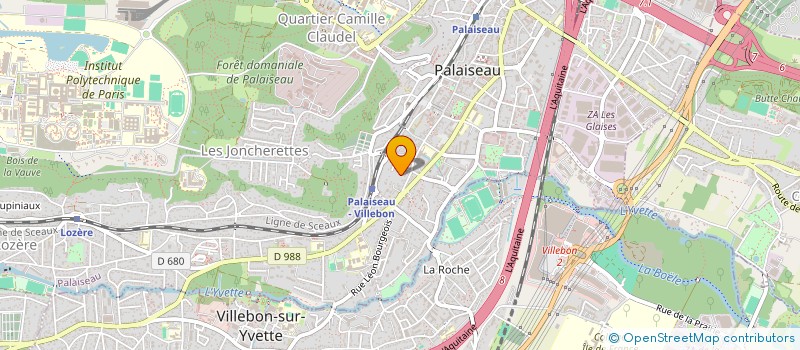 localisation de l'entreprise SCI MAT4 à PALAISEAU