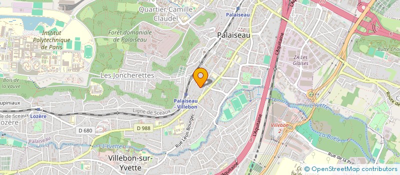 localisation de l'entreprise SCI MAT5 à PALAISEAU