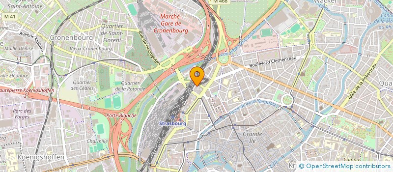 localisation de l'entreprise SCI MATA WILSON  STRASBOURG