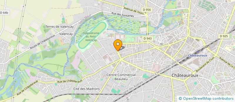 localisation de l'entreprise SCI MATADOR à CHATEAUROUX