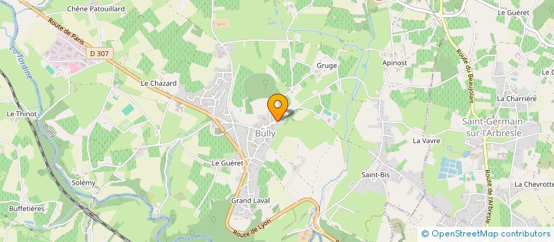 localisation de l'entreprise SCI MATAGRIN  BULLY