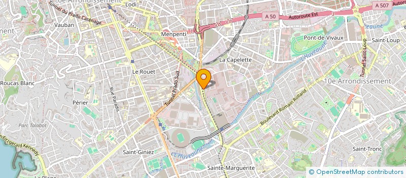 localisation de l'entreprise SCI MATAHARI  MARSEILLE