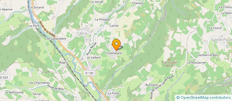 localisation de l'entreprise SCI MATAHARI  LE BREUIL