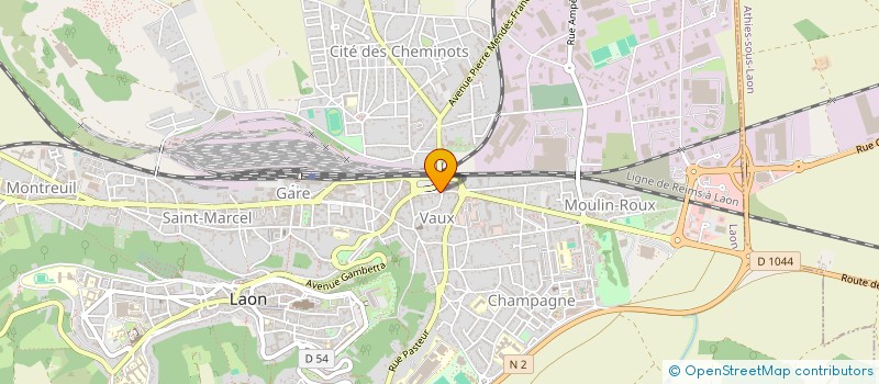 localisation de l'entreprise SCI MATAJ à LAON