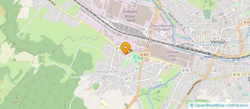 localisation de l'entreprise SCI MATALE  NOIDANS-LES-VESOUL