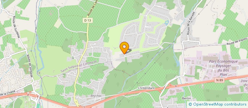 localisation de l'entreprise SCI MATALE  SAINT-SULPICE-ET-CAMEYRAC