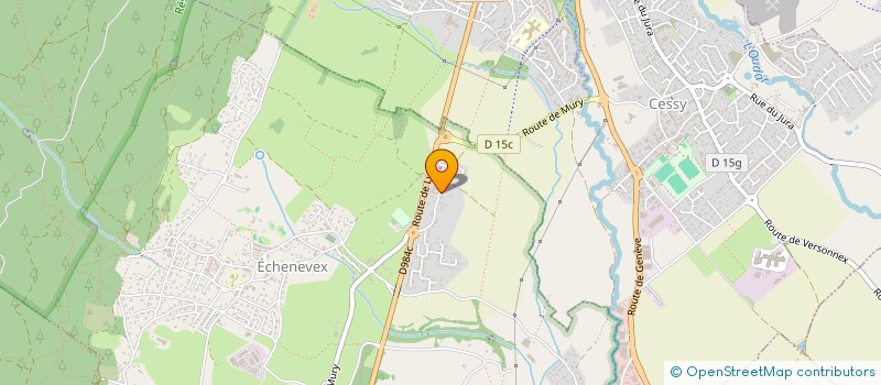 localisation de l'entreprise SCI MATALEX  ECHENEVEX