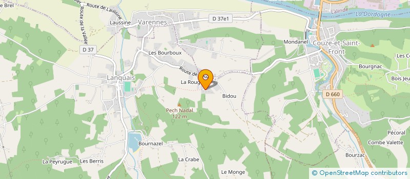 localisation de l'entreprise SCI MATALINE  BADEFOLS SUR DORDOGNE