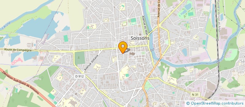 localisation de l'entreprise SCI MATALLEYRA à SOISSONS