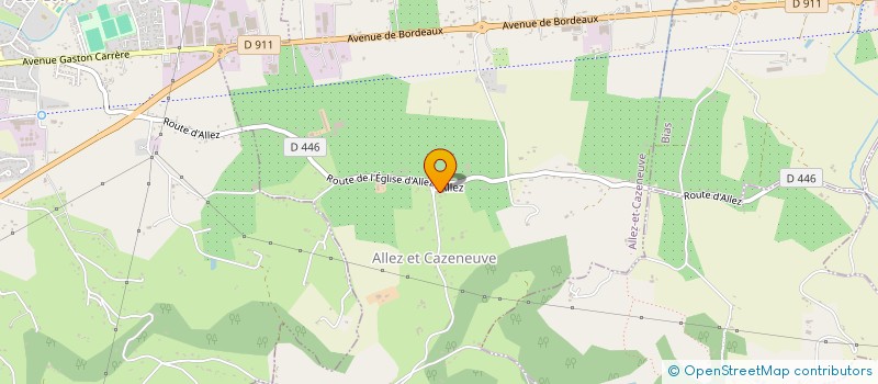 localisation de l'entreprise SCI MATALY  ALLEZ-ET-CAZENEUVE