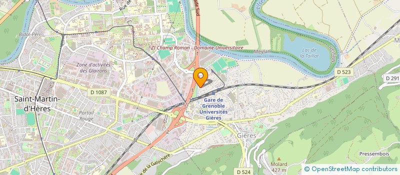 localisation de l'entreprise SCI MATAN  GIERES