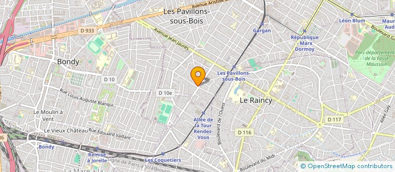 localisation de l'entreprise SCI MATAN CASANOVA  LES PAVILLONS-SOUS-BOIS