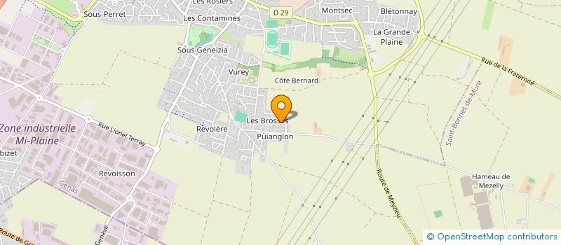 localisation de l'entreprise SCI MATANA  GENAS