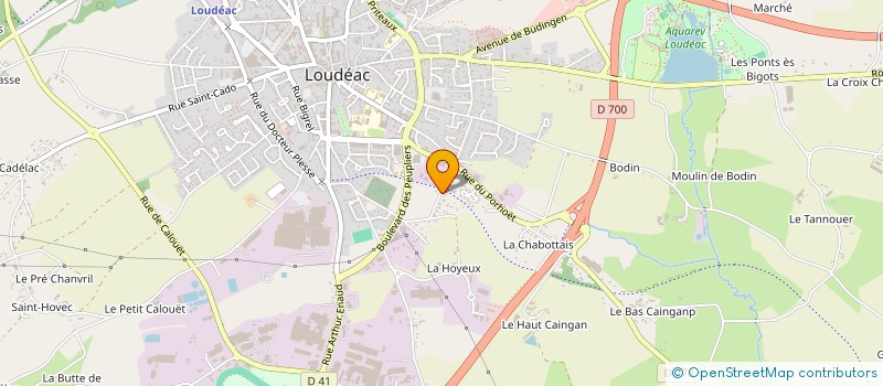 localisation de l'entreprise SCI MATANCA à LOUDEAC