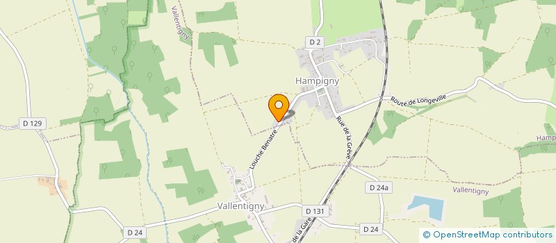 localisation de l'entreprise SCI MATARBAT  HAMPIGNY