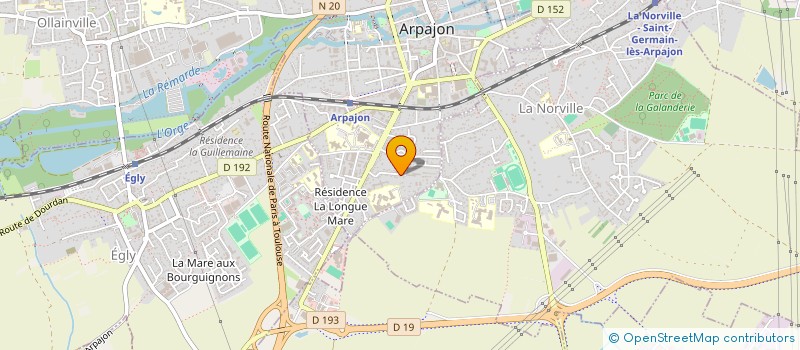 localisation de l'entreprise SCI MATAREM  ARPAJON