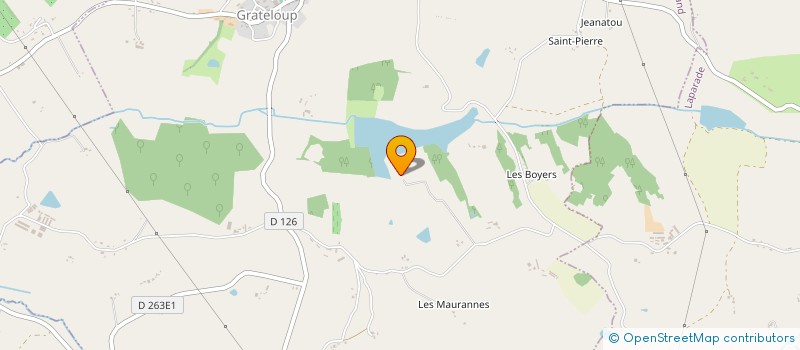 localisation de l'entreprise SCI MATARO  GRATELOUP-SAINT-GAYRAND