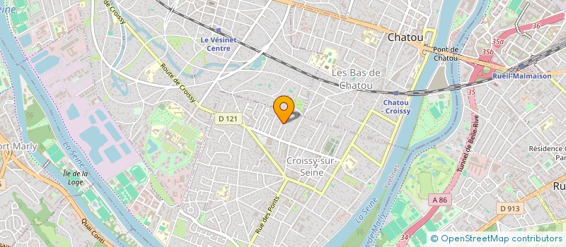 localisation de l'entreprise SCI MATASHA  CROISSY-SUR-SEINE