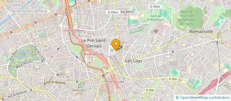 localisation de l'entreprise SCI MATAX à LE PRE-SAINT-GERVAIS