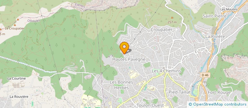 localisation de l'entreprise SCI MATAX  TOULON