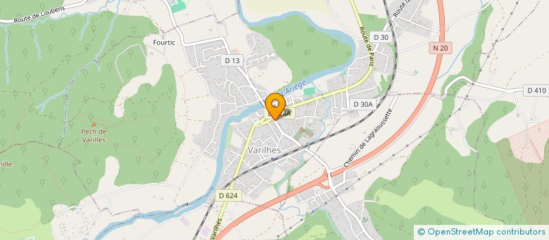 localisation de l'entreprise SCI MATB à VARILHES