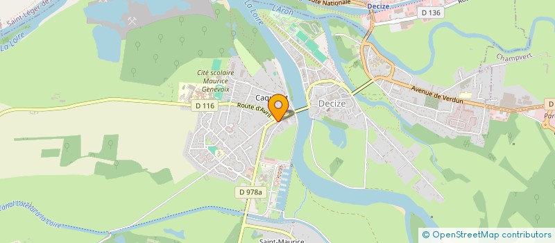 localisation de l'entreprise SCI MATBAT'IMMO à DECIZE