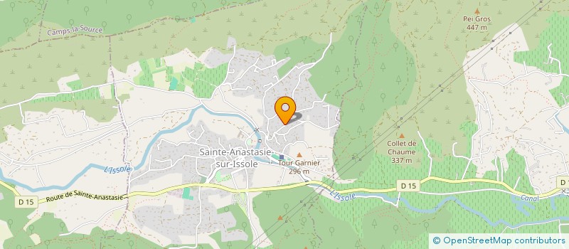 localisation de l'entreprise SCI MATBOY  STE ANASTASIE SUR ISSOLE