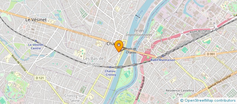 localisation de l'entreprise SCI MATCAMI  CHATOU