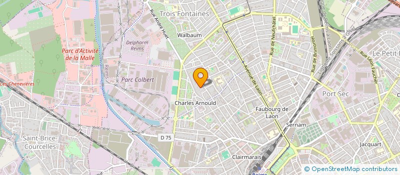 localisation de l'entreprise SCI MATCH  REIMS