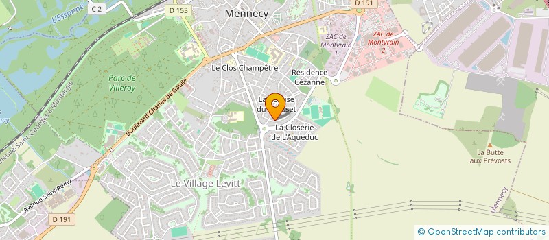 localisation de l'entreprise SCI MATCH à MENNECY