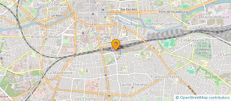 localisation de l'entreprise SCI MATCHA  RENNES