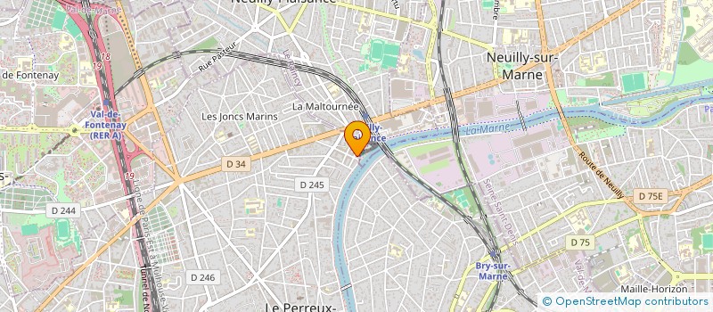 localisation de l'entreprise SCI MATCLA  LE PERREUX-SUR-MARNE