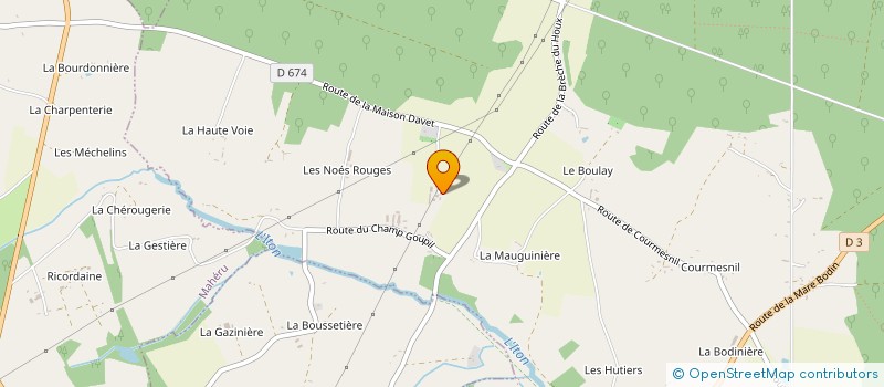 localisation de l'entreprise SCI MATCLAIR à LA FERRIERE-AU-DOYEN