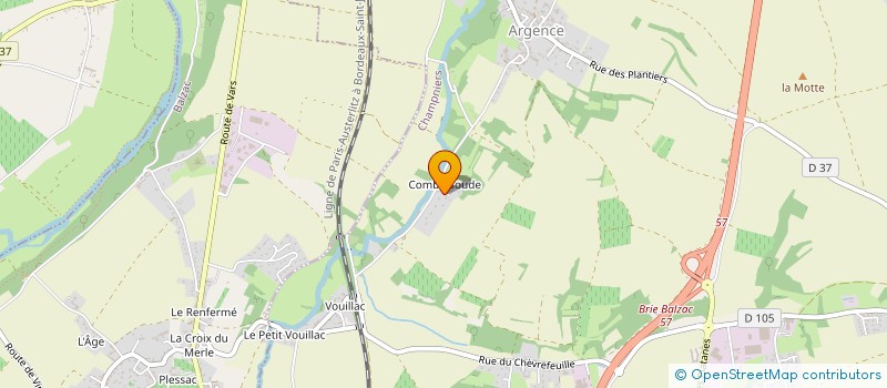 localisation de l'entreprise SCI MATEA à CHAMPNIERS
