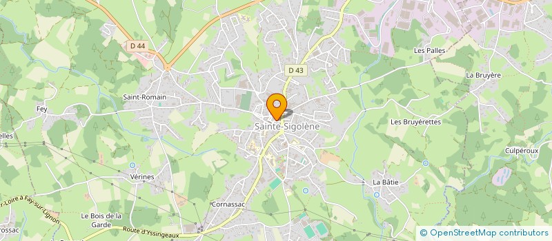 localisation de l'entreprise SCI MATEFICA à SAINTE-SIGOLENE