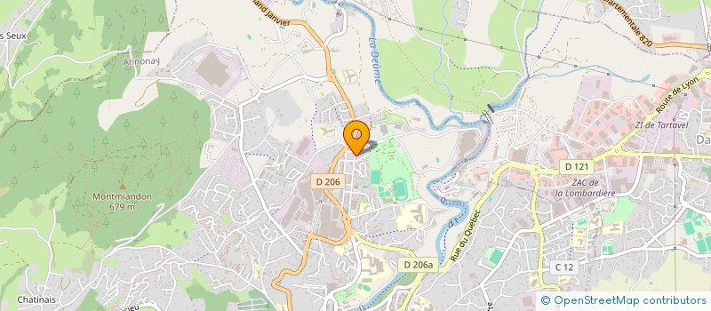 localisation de l'entreprise SCI MATEI à ANNONAY