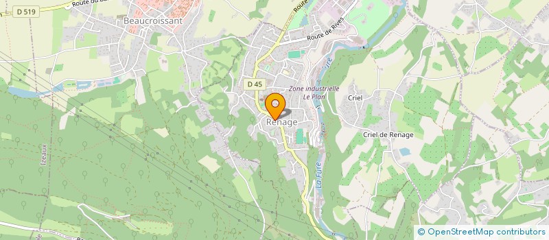 localisation de l'entreprise SCI MATEJCIC LEROY  RENAGE