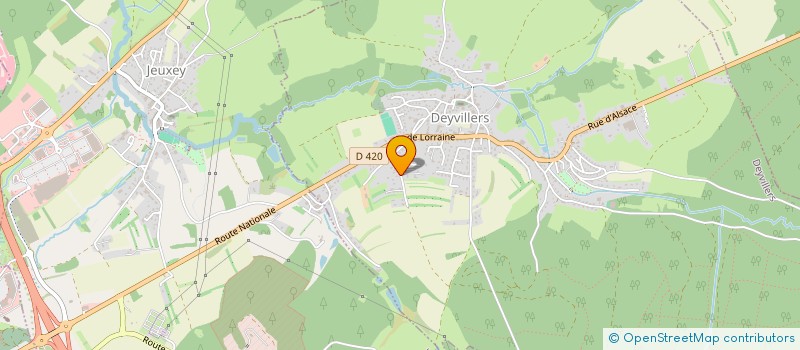 localisation de l'entreprise SCI MATELEO à DEYVILLERS