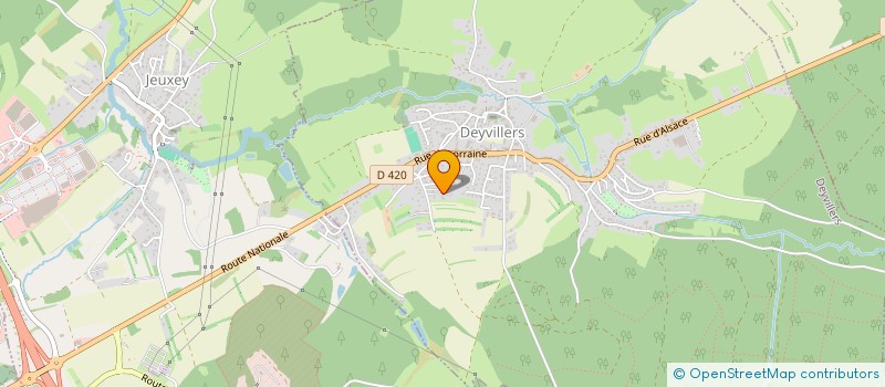 localisation de l'entreprise SCI MATELEO II à DEYVILLERS